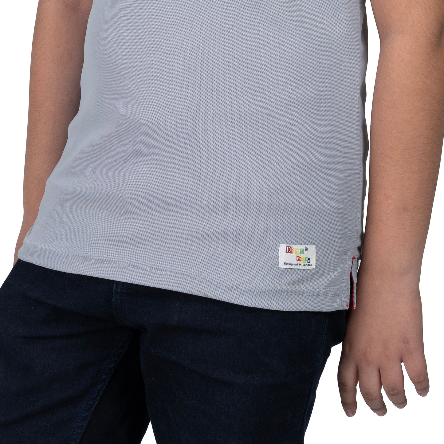 Boys Grey Polo T-Shirt | Classic Poly Cotton Kids Wear